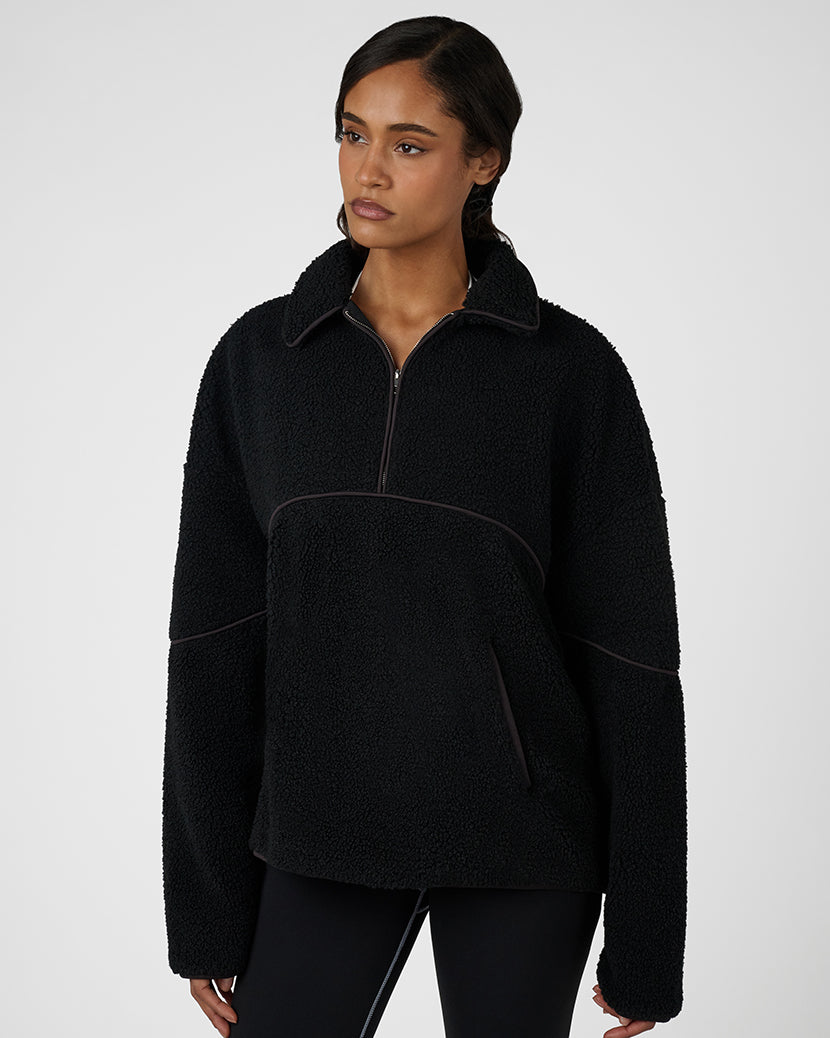 Fleece Quarter Zip Sweater – WeWoreWhat