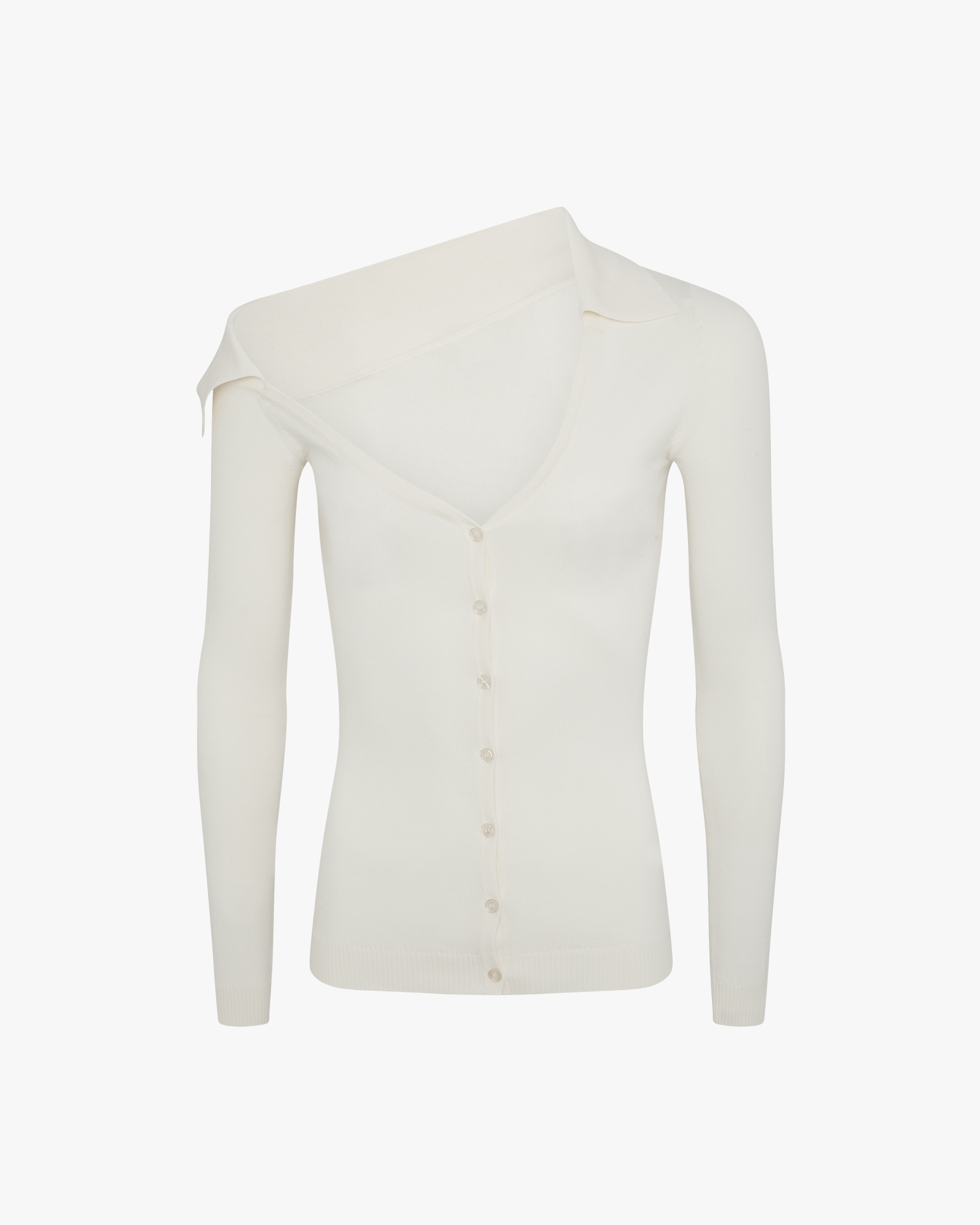 Off Shoulder Collared Shirt – WeWoreWhat