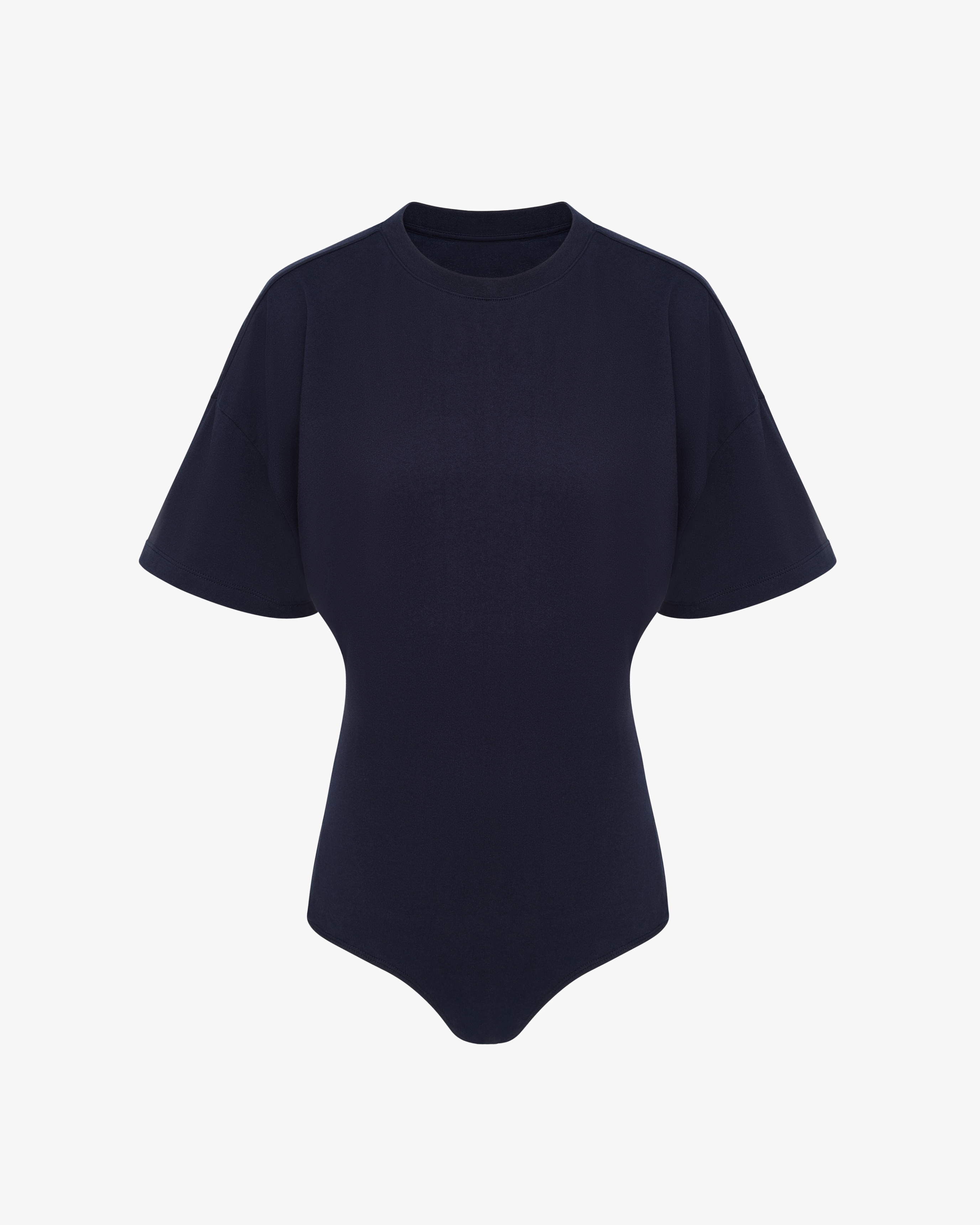 Cinched T-Shirt Bodysuit - Dark Navy – WeWoreWhat