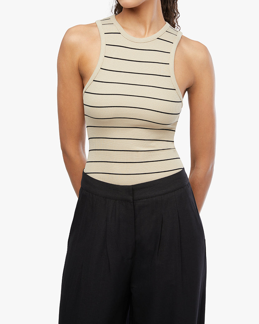 fitted jersey tank