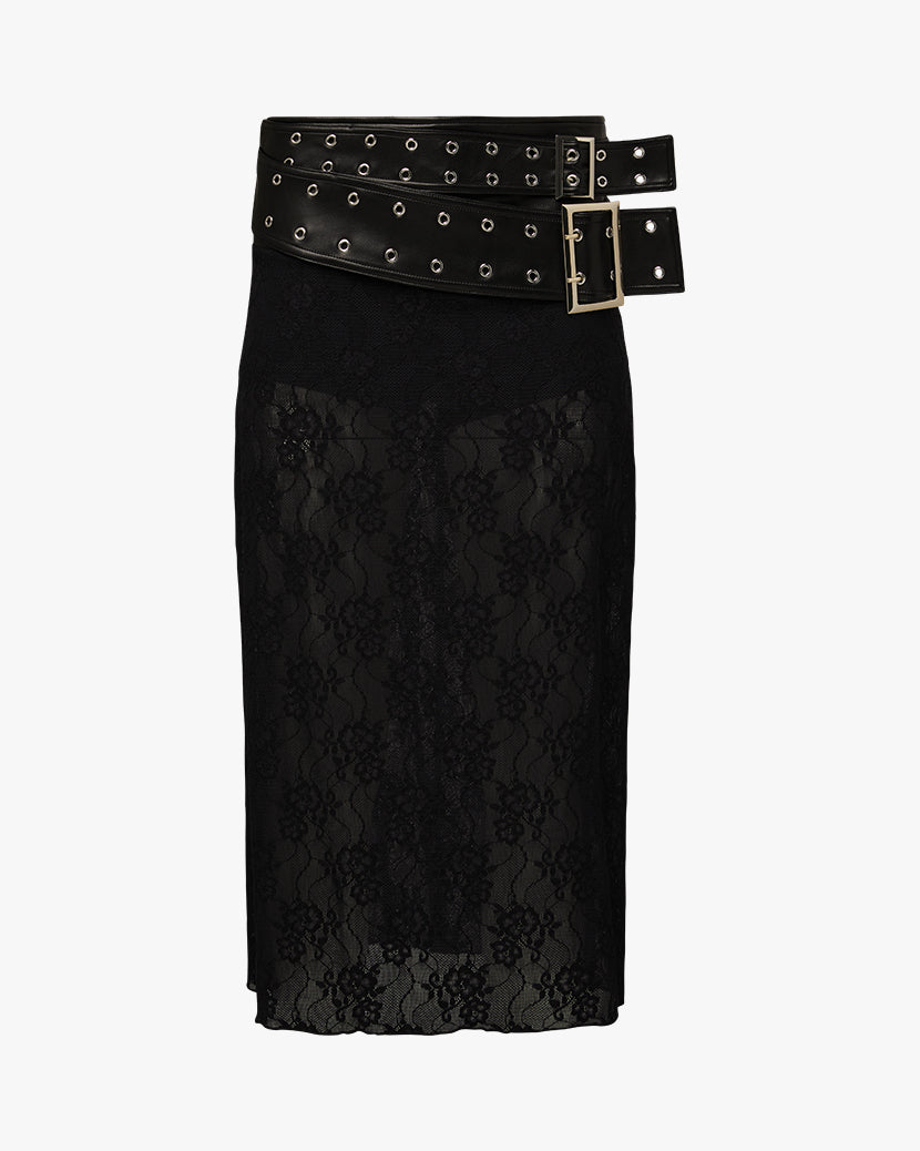 Double Belt Midi Skirt – WeWoreWhat