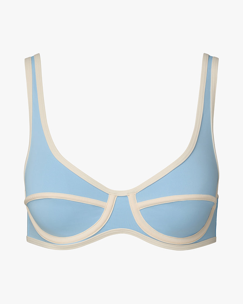 underwire scoop bikini top