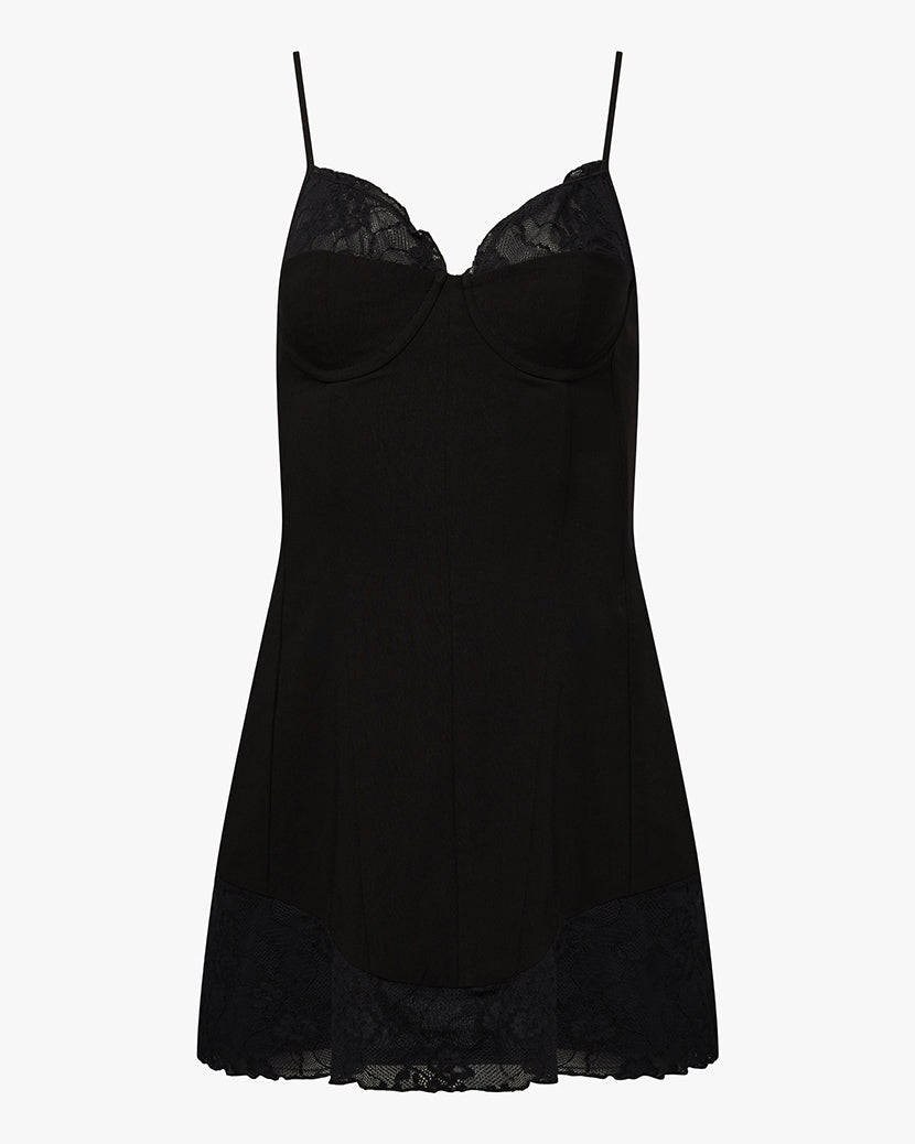Lace Peplum Corset Mini Dress WeWoreWhat Lace Peplum Corset Mini Dress WeWoreWhat