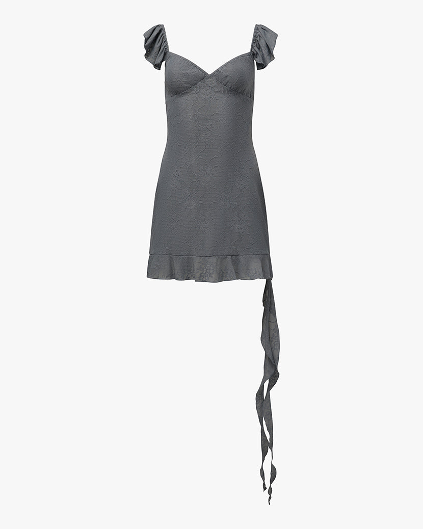 Asymmetrical Lace Mini Dress – WeWoreWhat
