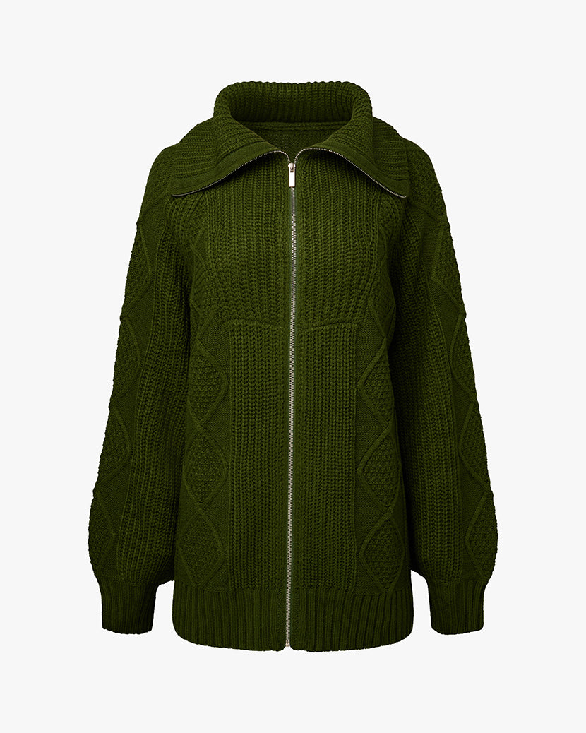 19AW【Wool Knit Zip Up sweater 】 Supreme Brushed Wool Zip Up Sweater (FW19) - $178