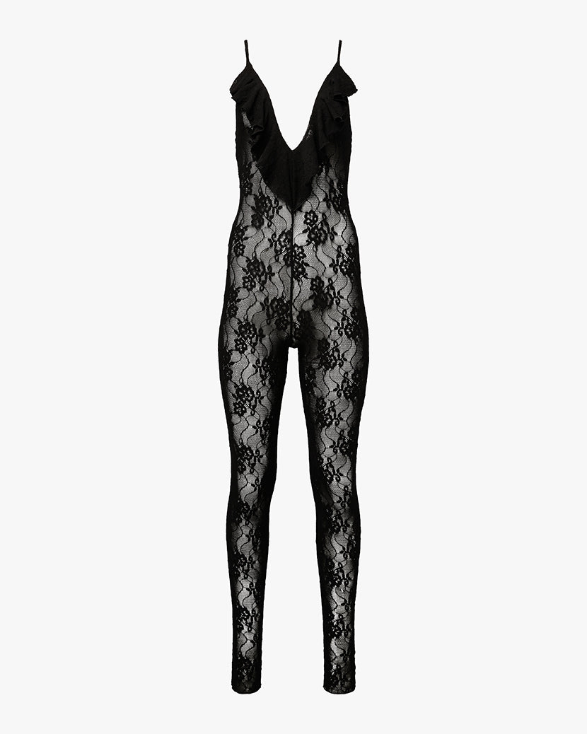 Blue Body Brazil Womens One outlet Size Black Cutout Bodysuit Jumpsuit