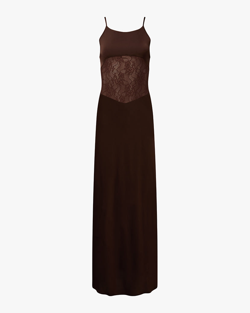 ワンピース ETMON Unbalanced Lace Slip Dress, Black Etmon-Unbalanced Lace Slip Dress, Black│삼성물산 온라인몰
