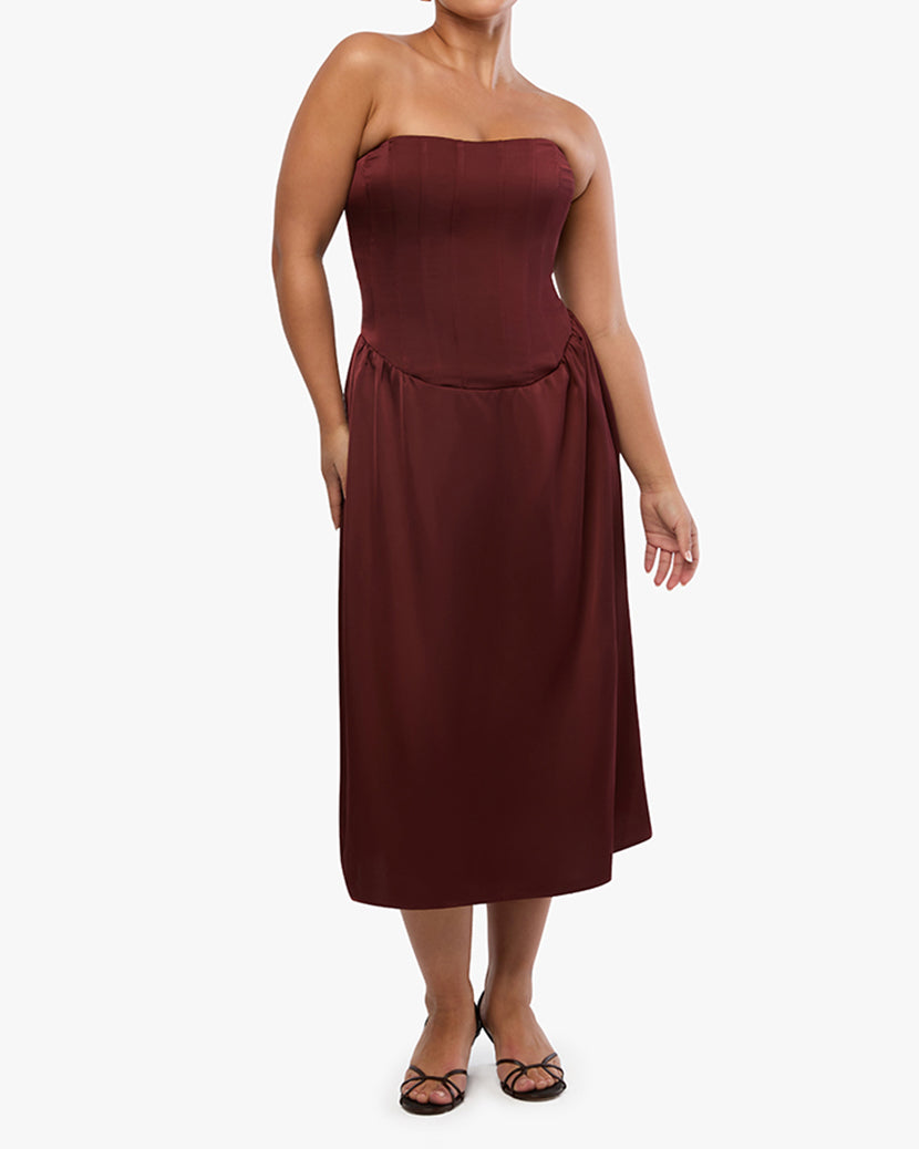 Corset Column Midi Dress – WeWoreWhat