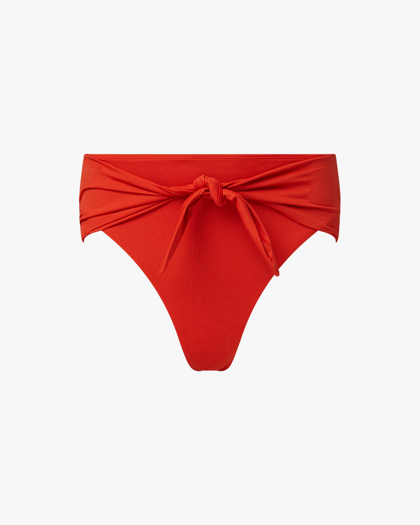 High Rise Tie-front Bottom – WeWoreWhat