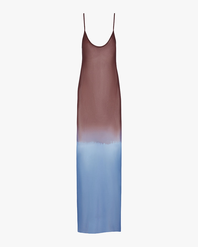 knee length dresses for ladies Mesh Scoop Maxi Slip Dress – WeWoreWhat