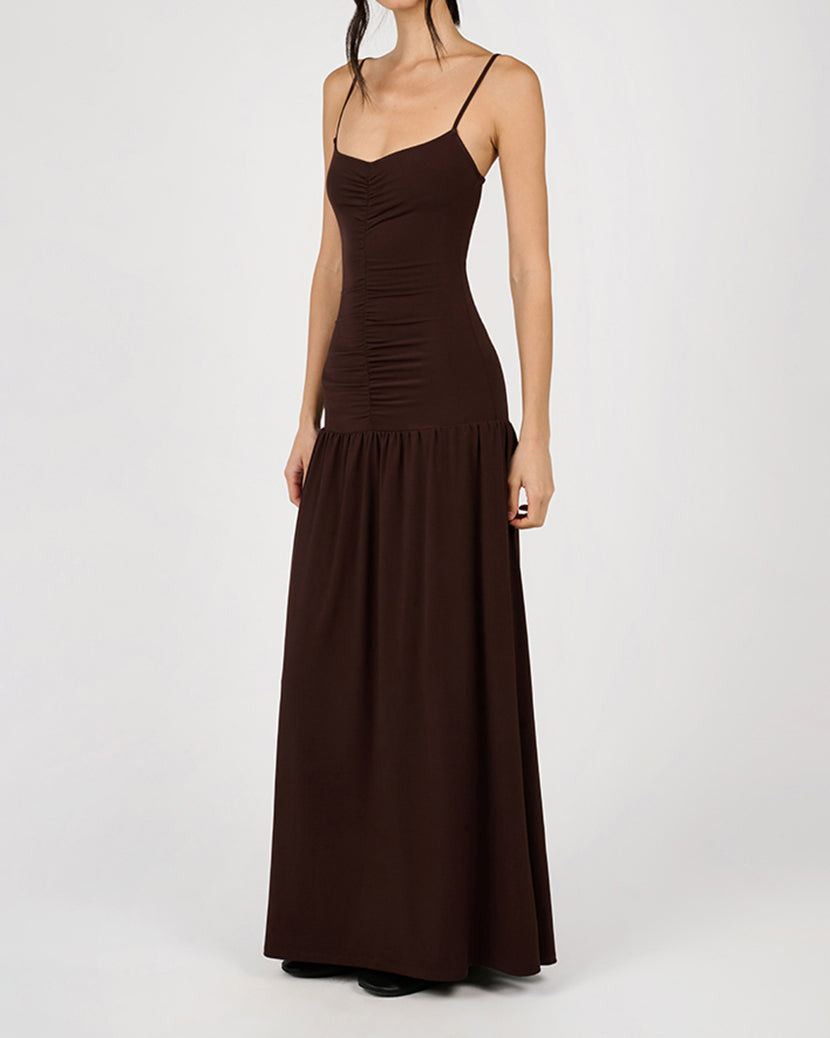 Ruched Front Scoop Maxi Dress WeWoreWhat Ruched Front Scoop Maxi Dress WeWoreWhat