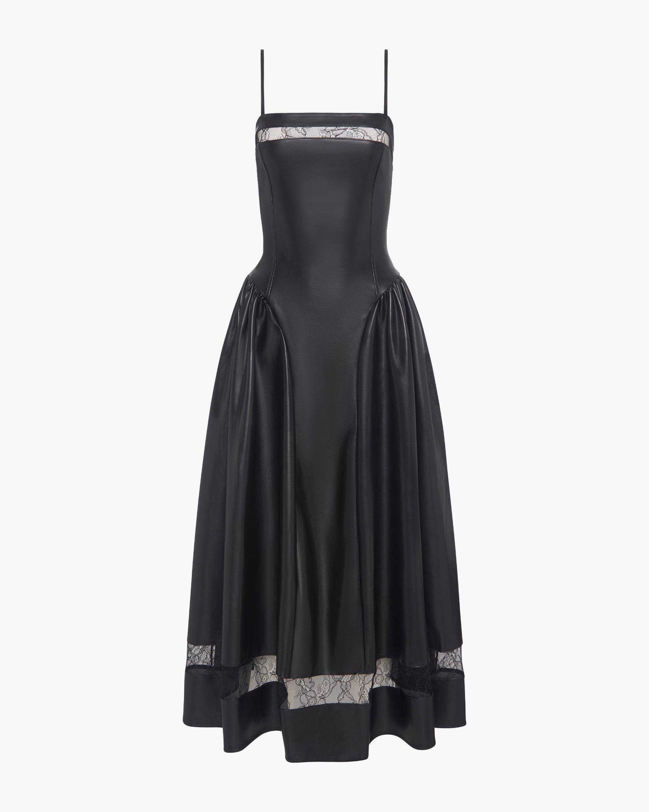 Lace Panel Corset Midi Dress WeWoreWhat Lace Panel Corset Midi Dress WeWoreWhat