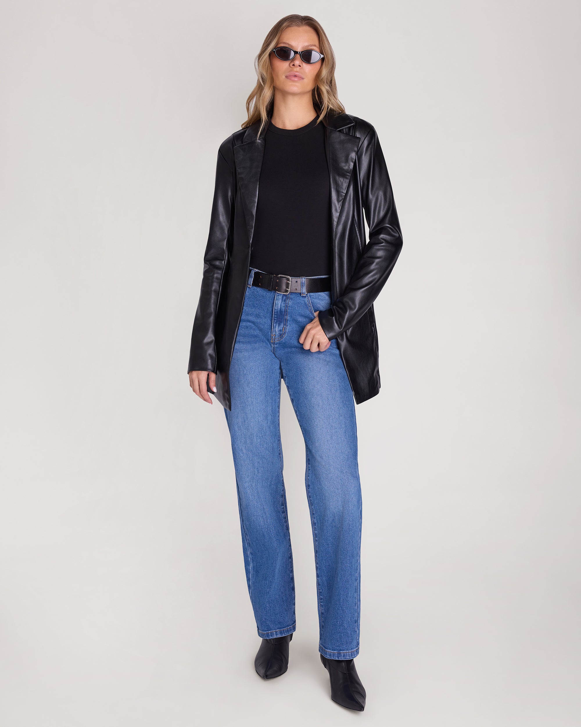 Slim Vegan Leather Jacket – WeWoreWhat
