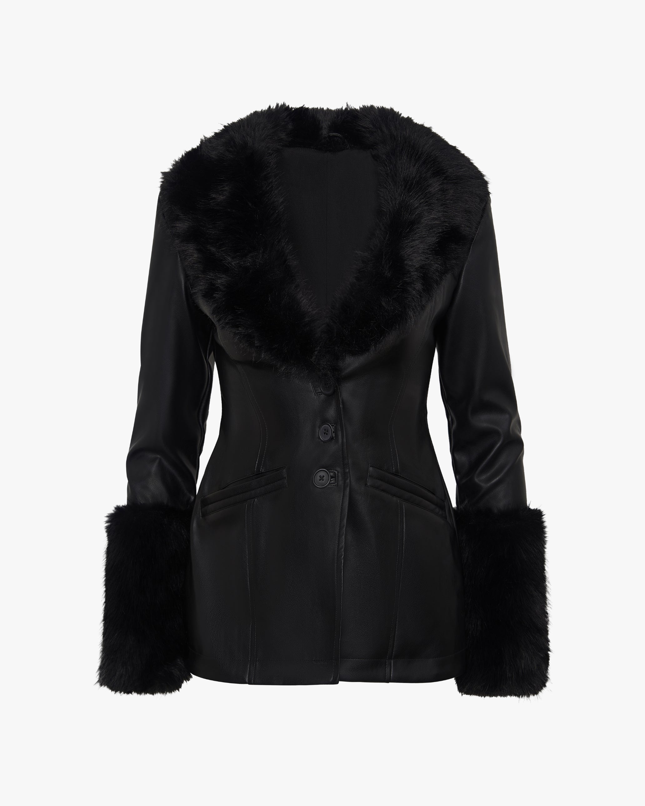 Fur Collar Jacket – WeWoreWhat