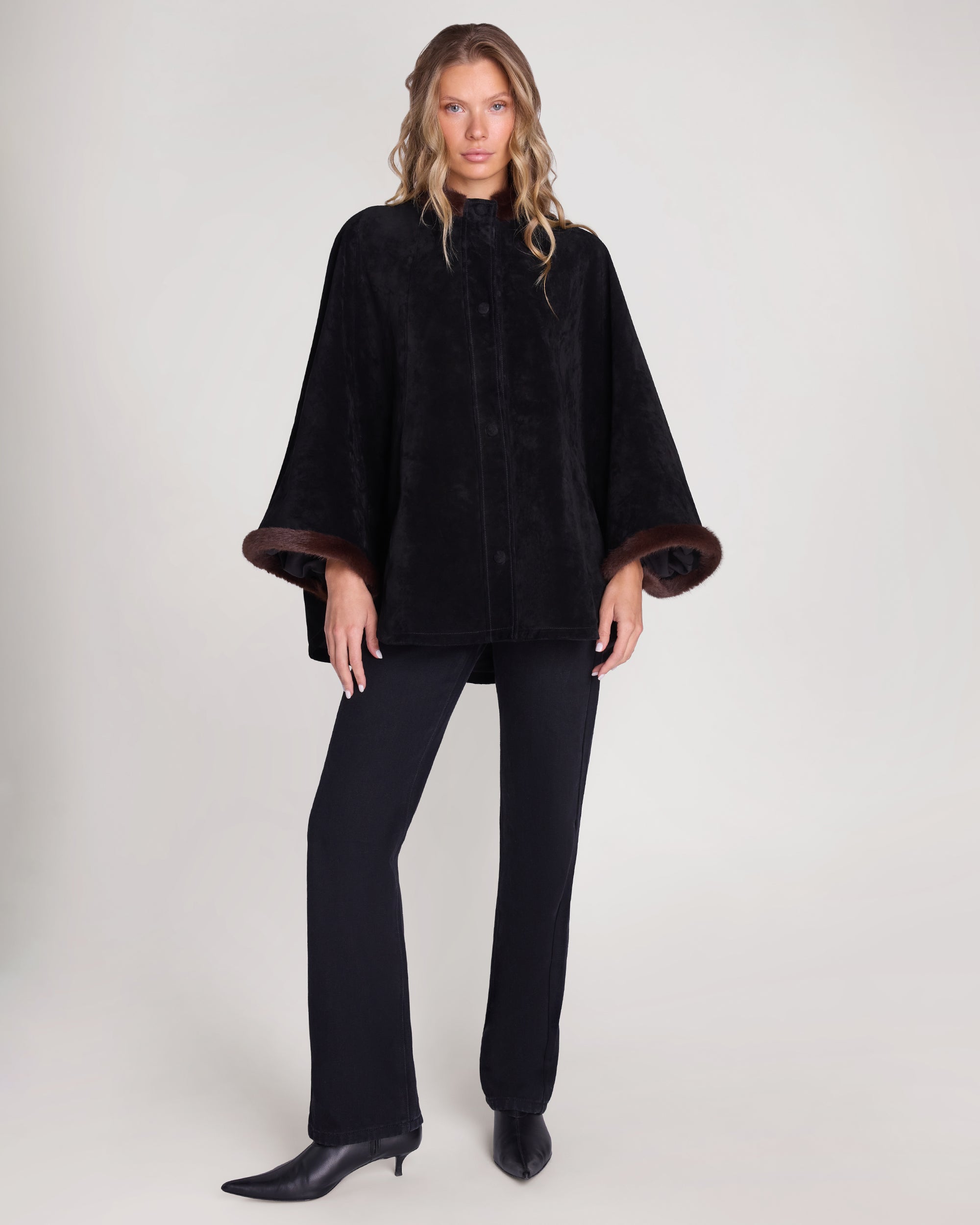 Leather Poncho – WeWoreWhat