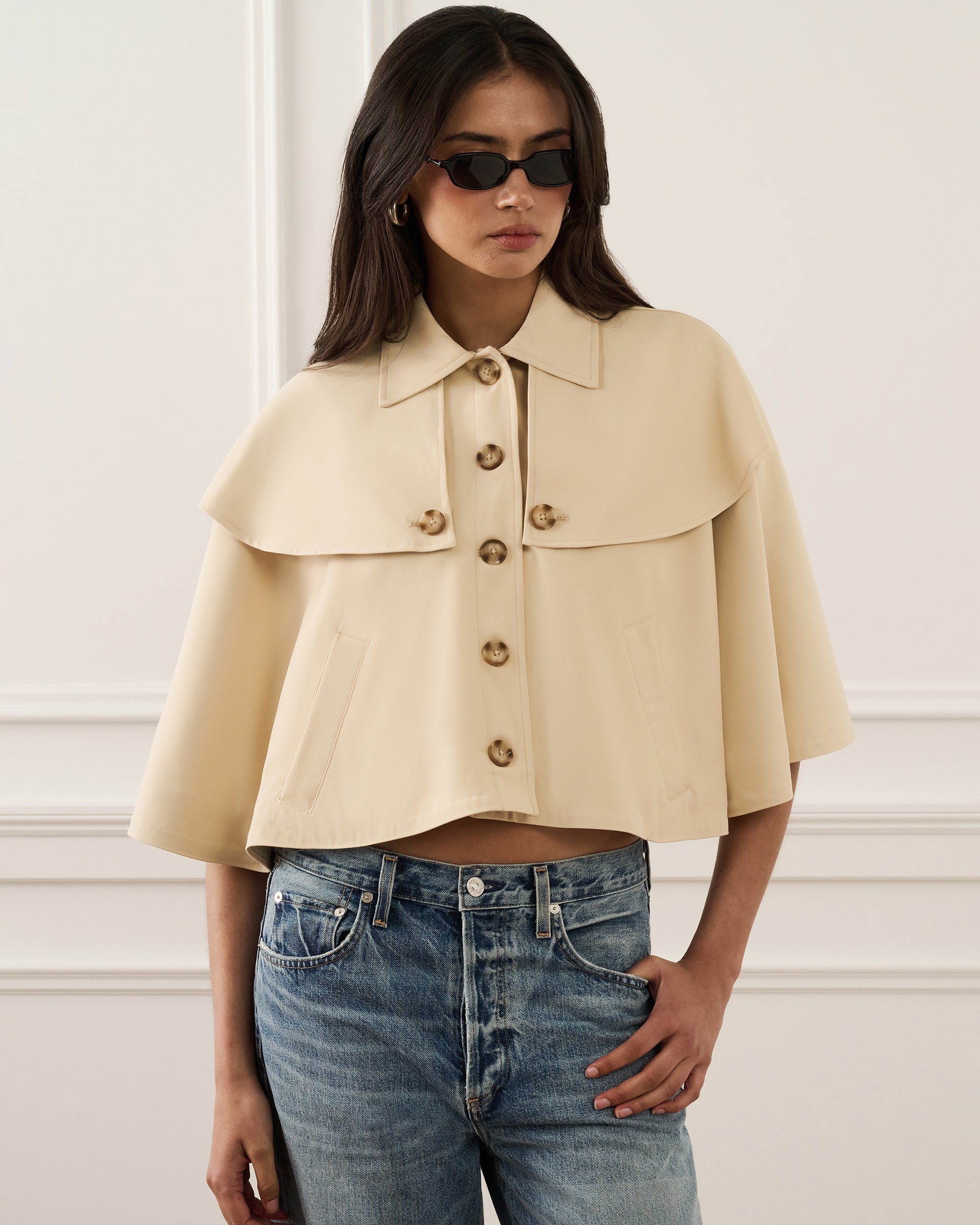 Cape Trench Jacket – WeWoreWhat