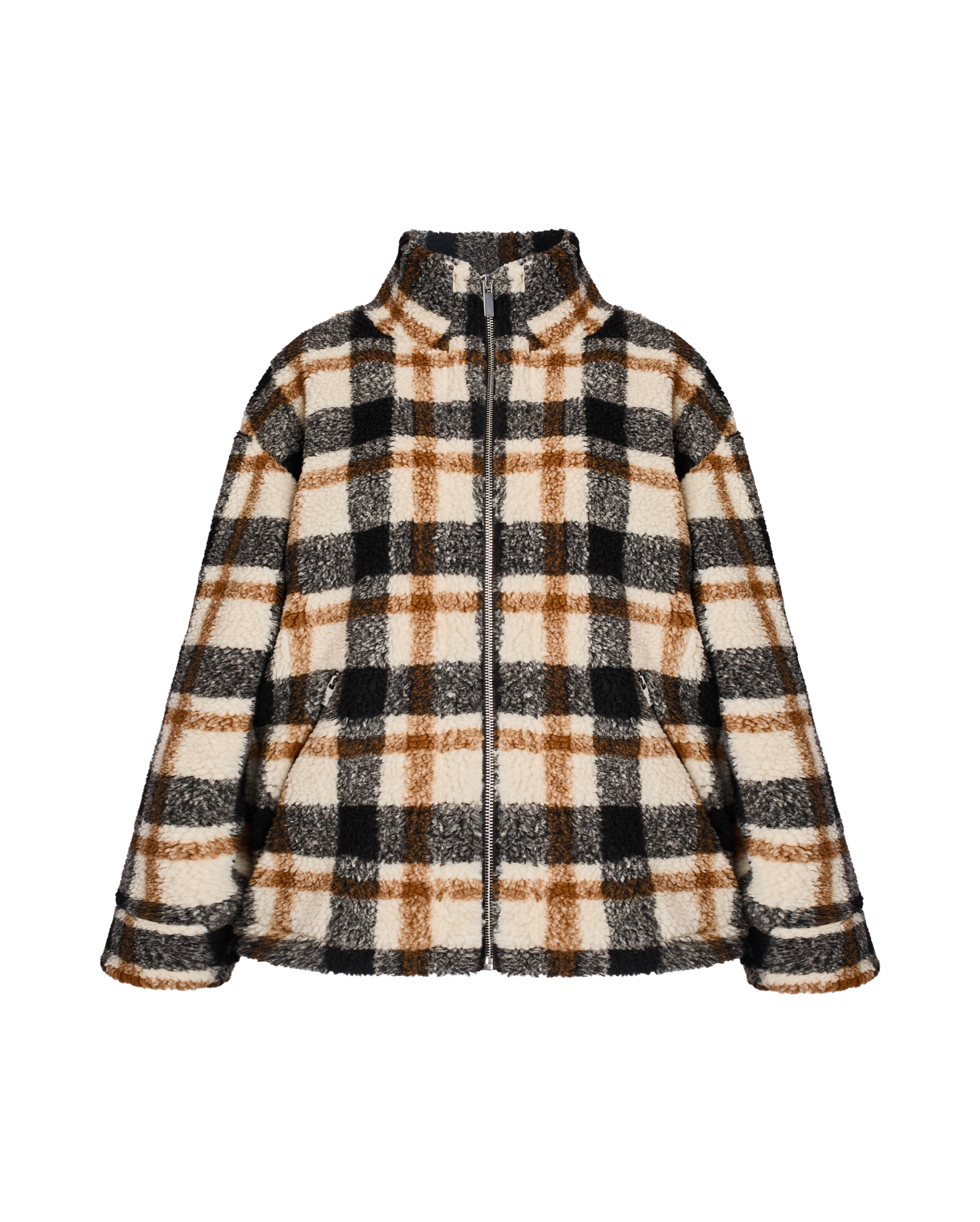 Mock Neck Zip Fleece Jacket – WeWoreWhat