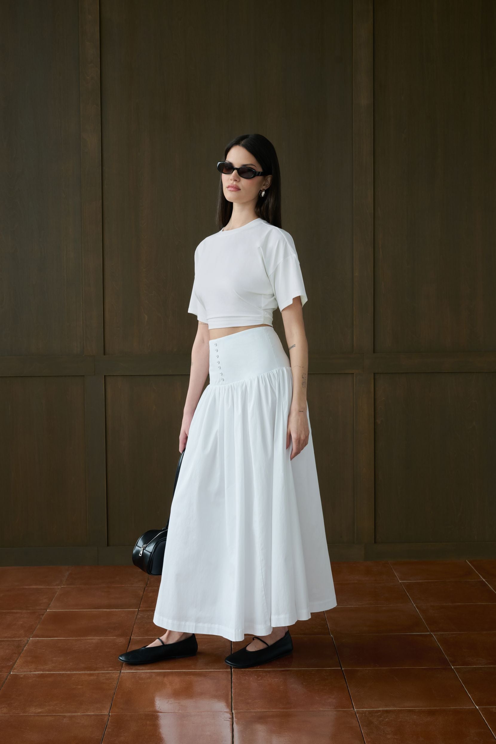 Drop Waist Maxi Skirt – WeWoreWhat