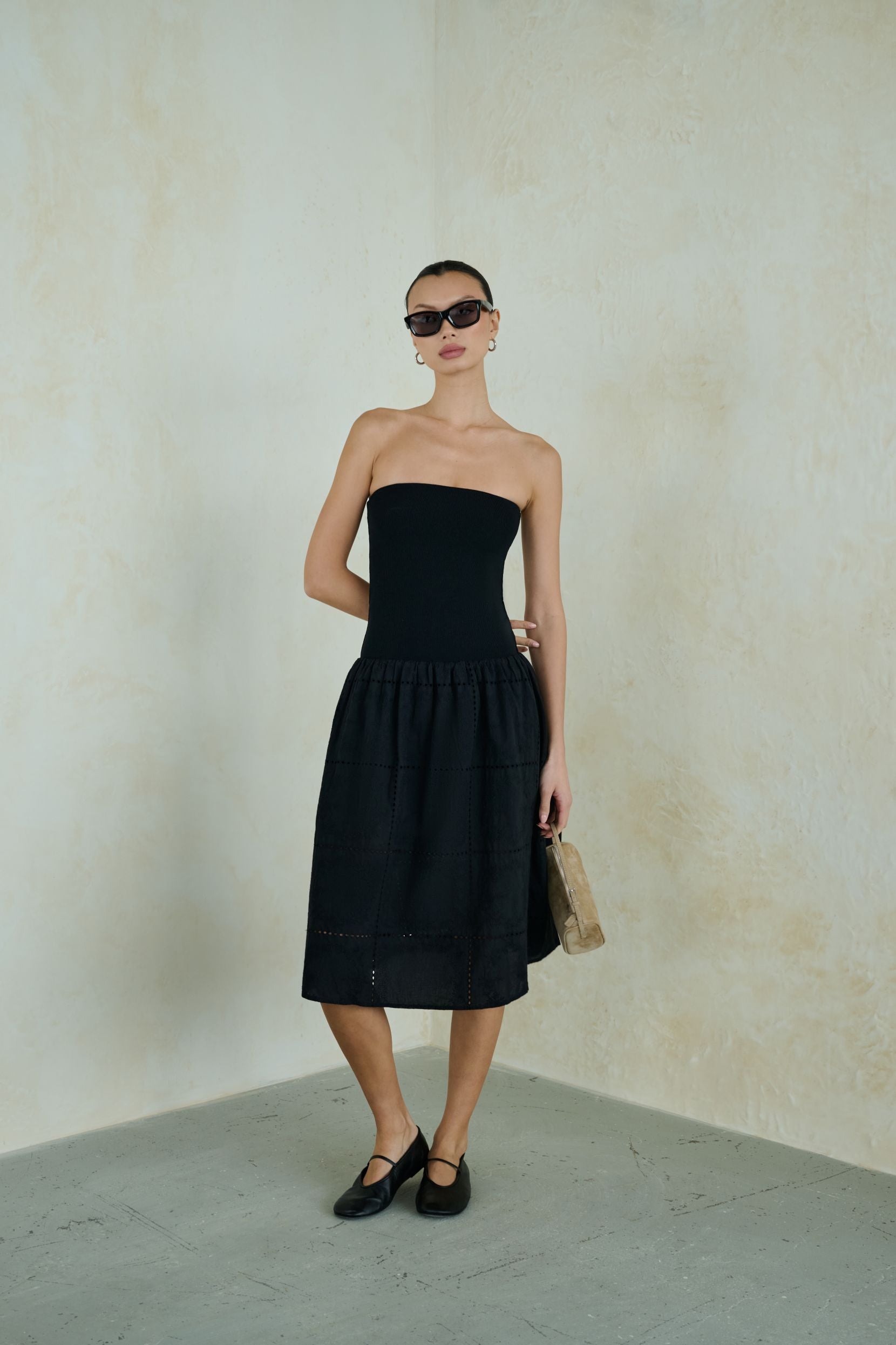 Ribbed Cotton Midi Dress – WeWoreWhat