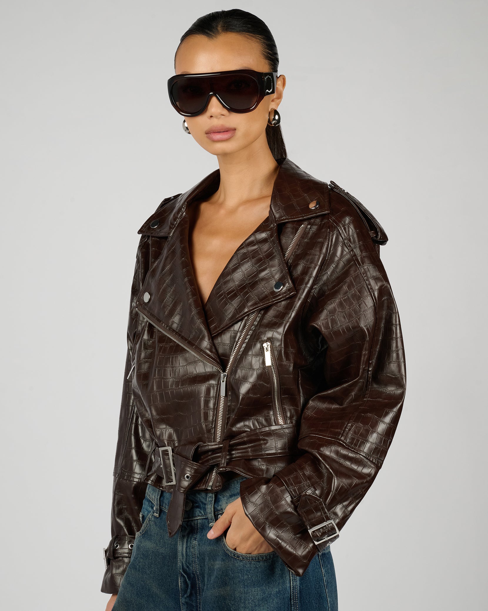 Cropped Moto Jacket – WeWoreWhat