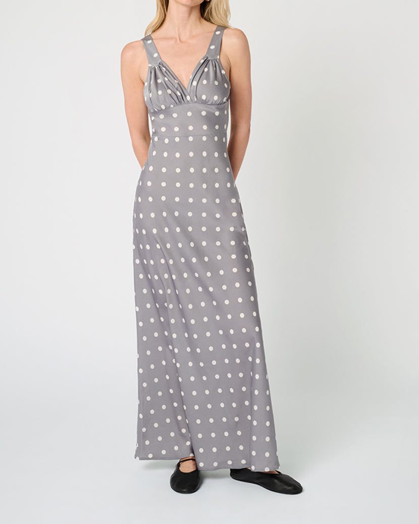 chinese dress ladies Ruched Cup Slip Maxi Dress – WeWoreWhat