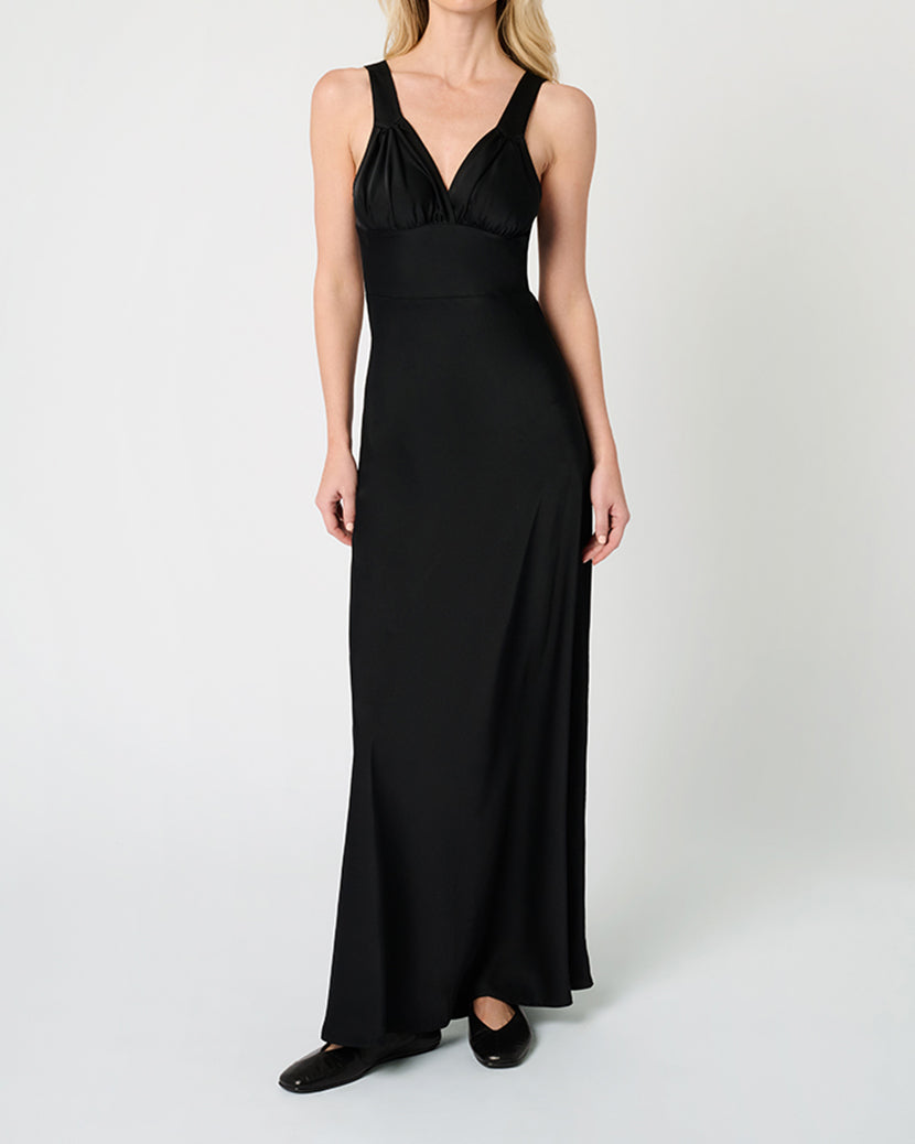 Ruched Cup Slip Maxi Dress WeWoreWhat Ruched Cup Slip Maxi Dress WeWoreWhat