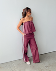 Plum/White