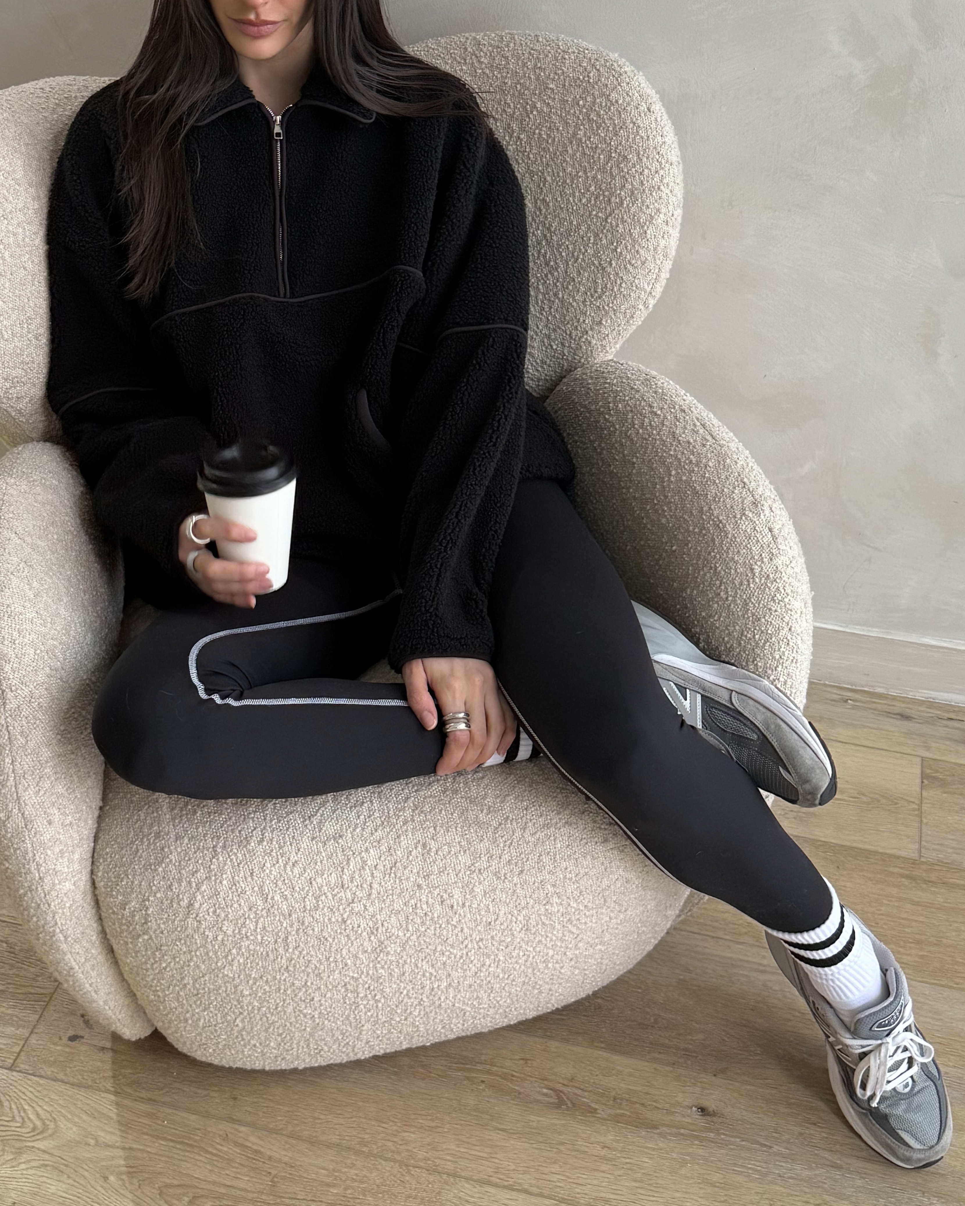 Fleece Quarter Zip Sweater – WeWoreWhat