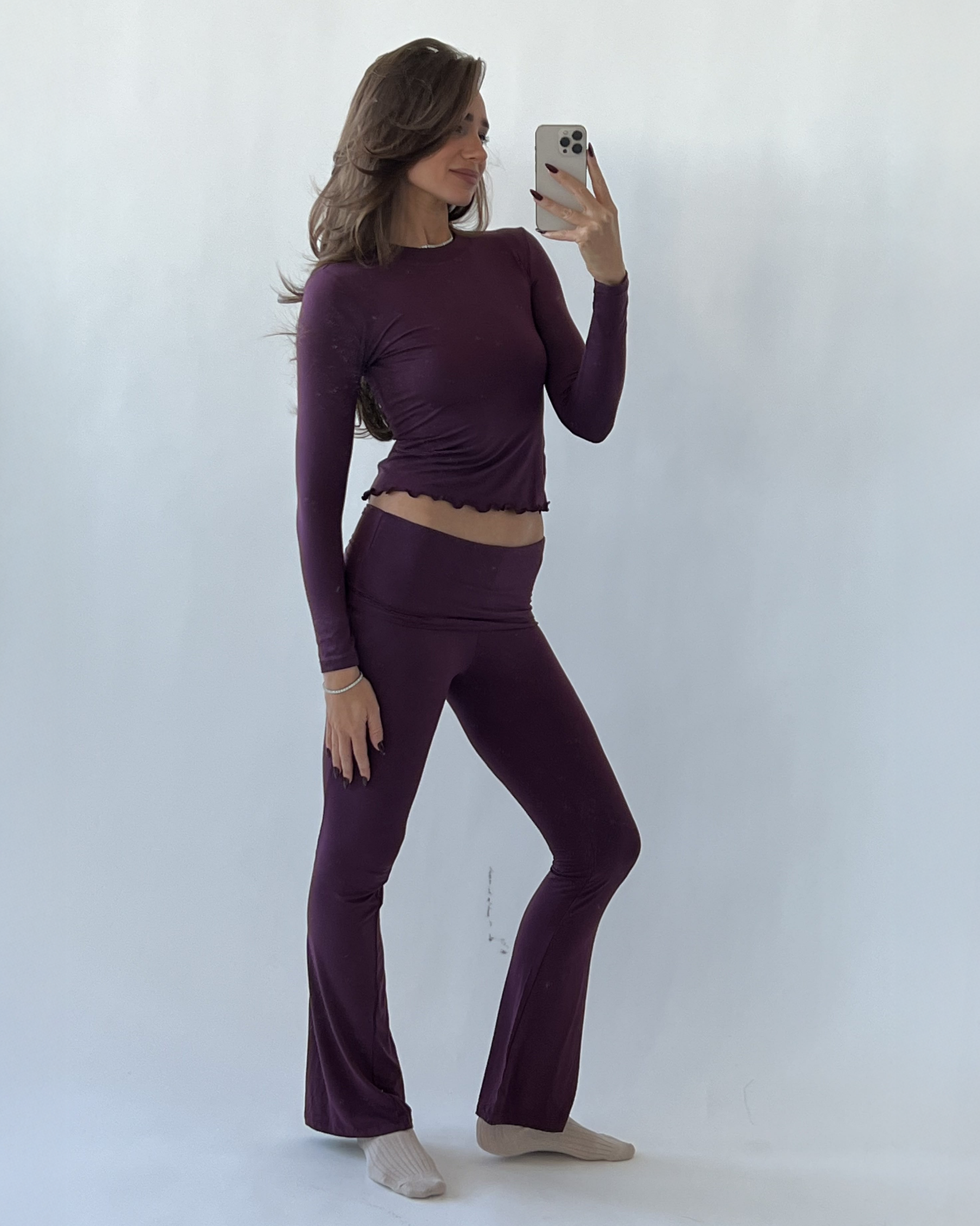 Fold-over Flare Pants – WeWoreWhat
