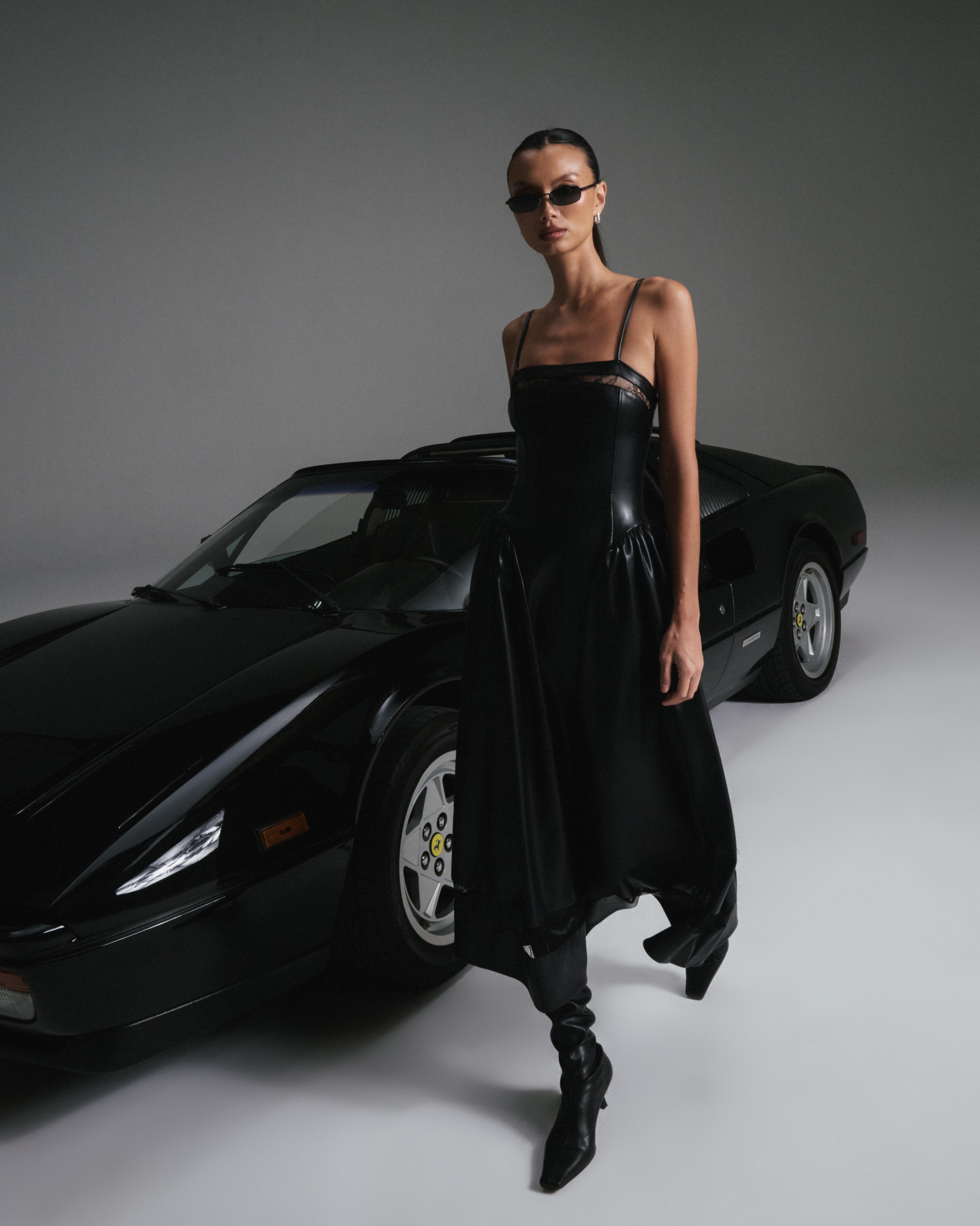 Lace Panel Corset Midi Dress – WeWoreWhat