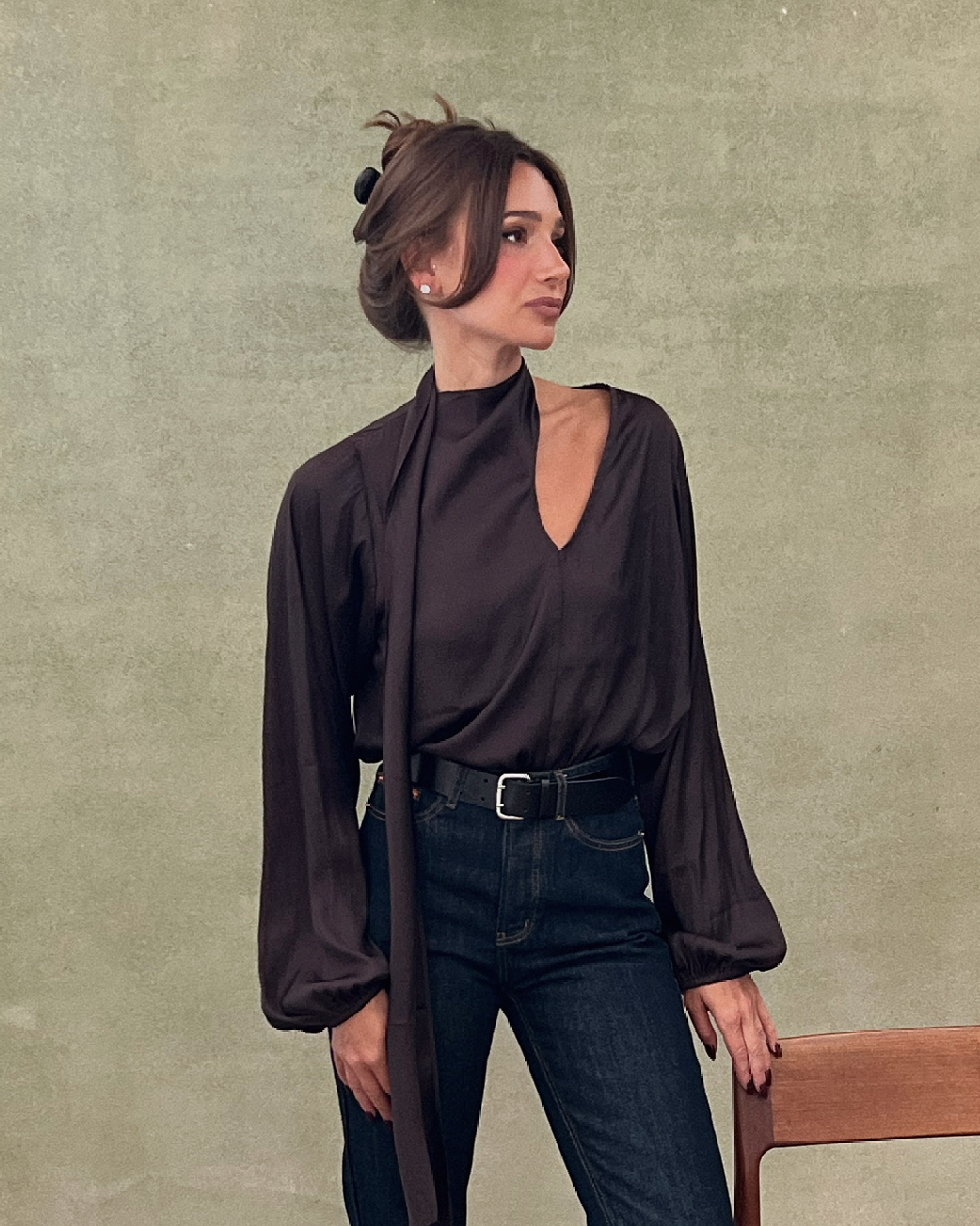 Wrap Neck Tie Top – WeWoreWhat