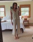 Ruffle Pull-On Pants