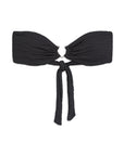 U-Ring Spongie Seersucker Bandeau Bikini Top