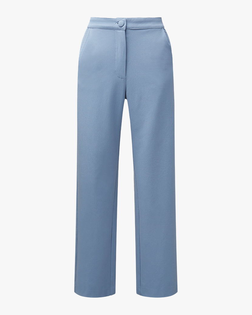 Relaxed Wide Leg Suiting Pant