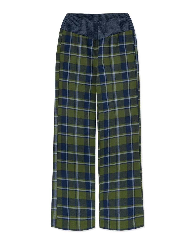 Low Rise Classic Plaid V Pant
