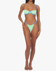 Mint Green Blue Jean