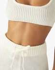 Scoop Chunky Cozy Stitch Pull On Bra Top