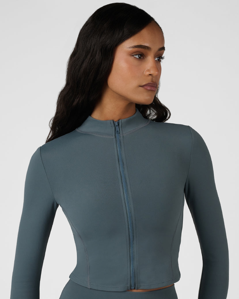 Cropped Active Zip-Up Jacket – WeWoreWhat