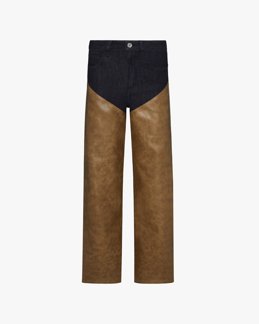 Raw Wash/Dark Brown