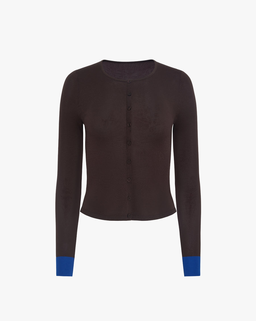 Coffee/Royal Blue