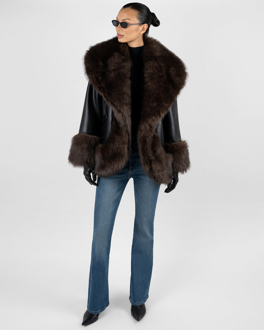 Cocoon Fur Jacket – WeWoreWhat