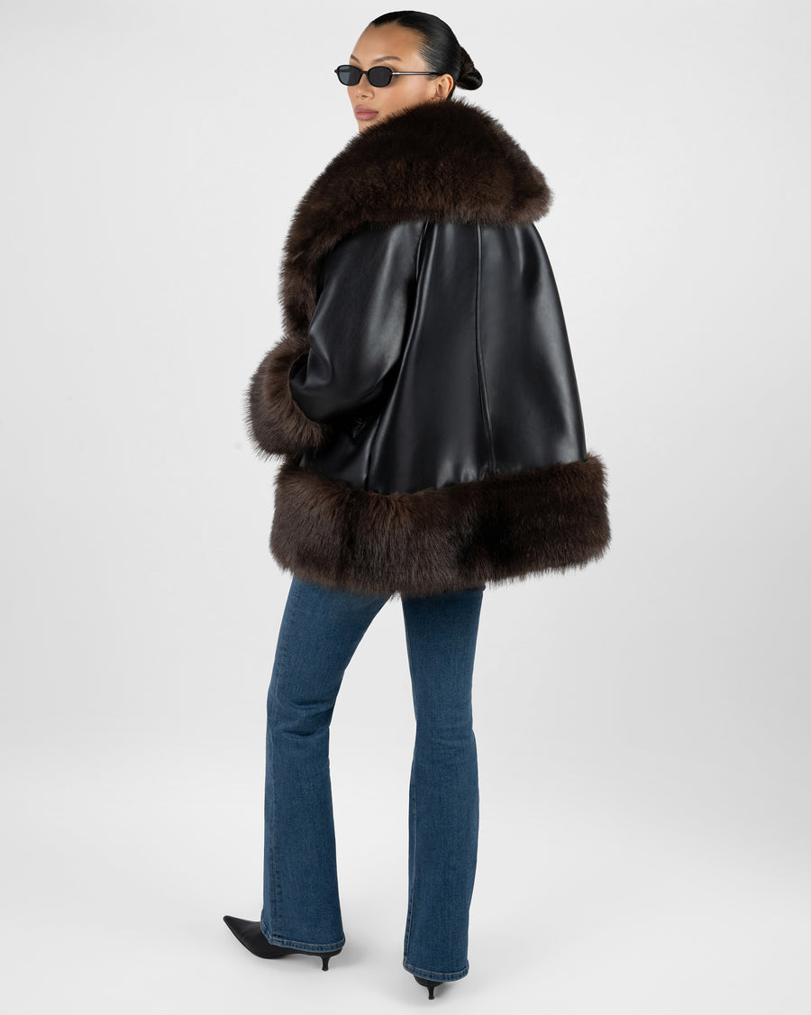 Cocoon Fur Jacket – WeWoreWhat
