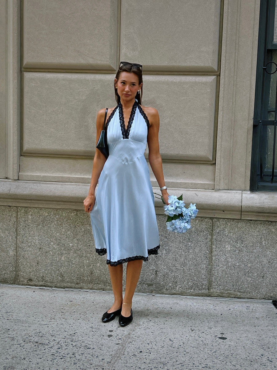 HALTER MIDI DRESS – WeWoreWhat