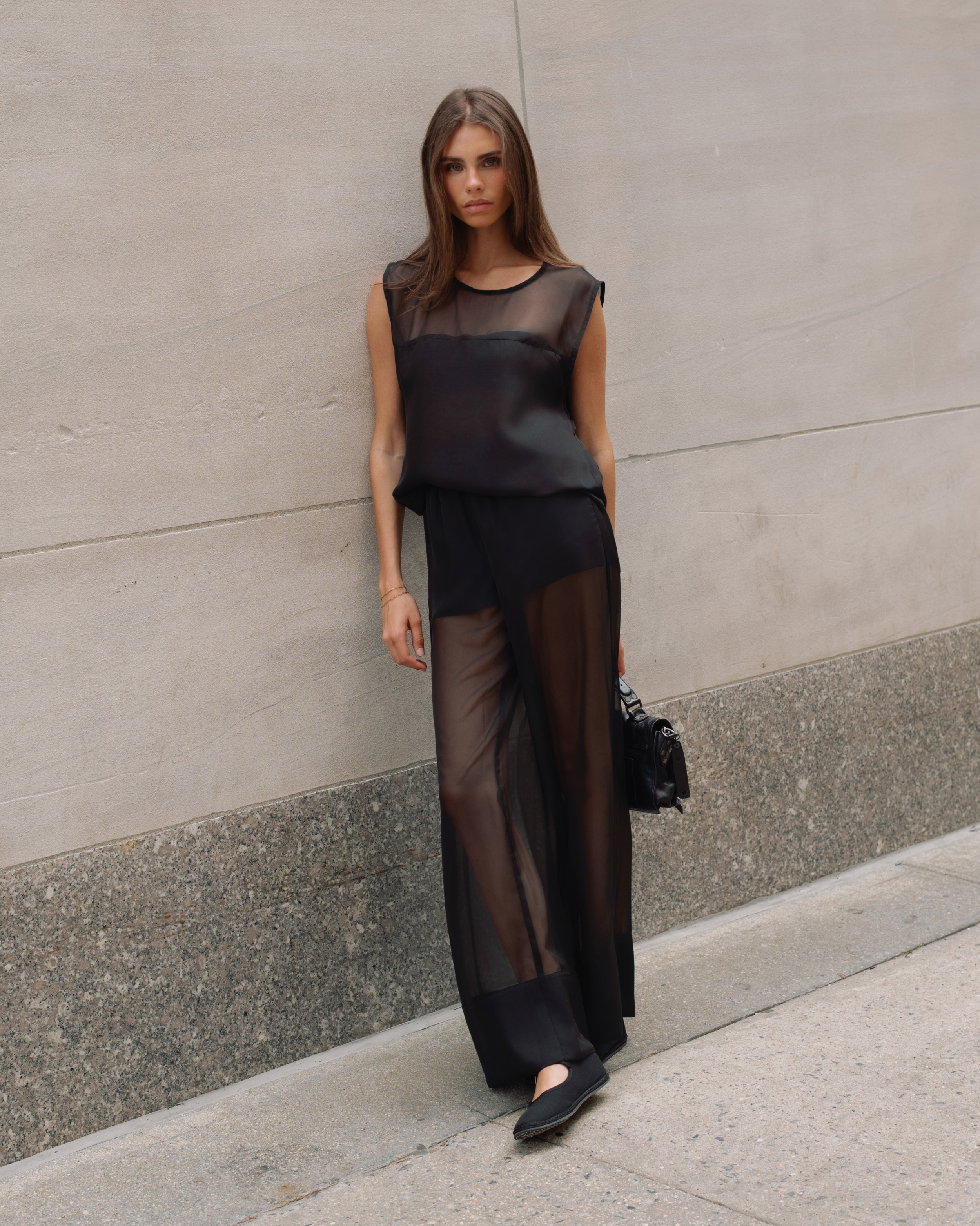 Pull On Sheer Trouser