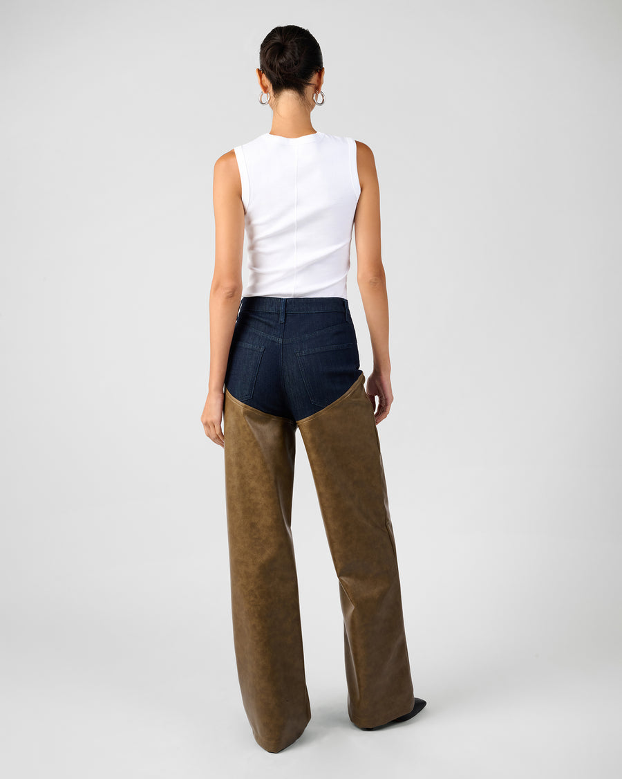 Raw Wash/Dark Brown