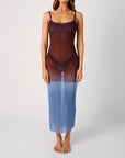 [Maroon/Blue Jean] - Model
