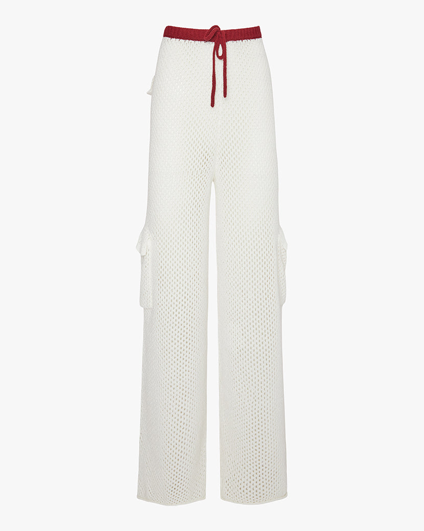 Off-White/Oxblood