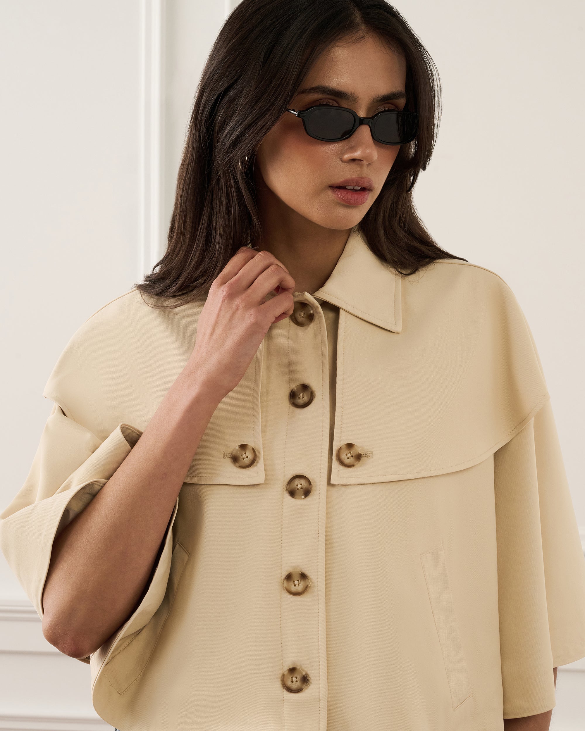 Cape Trench Jacket – WeWoreWhat