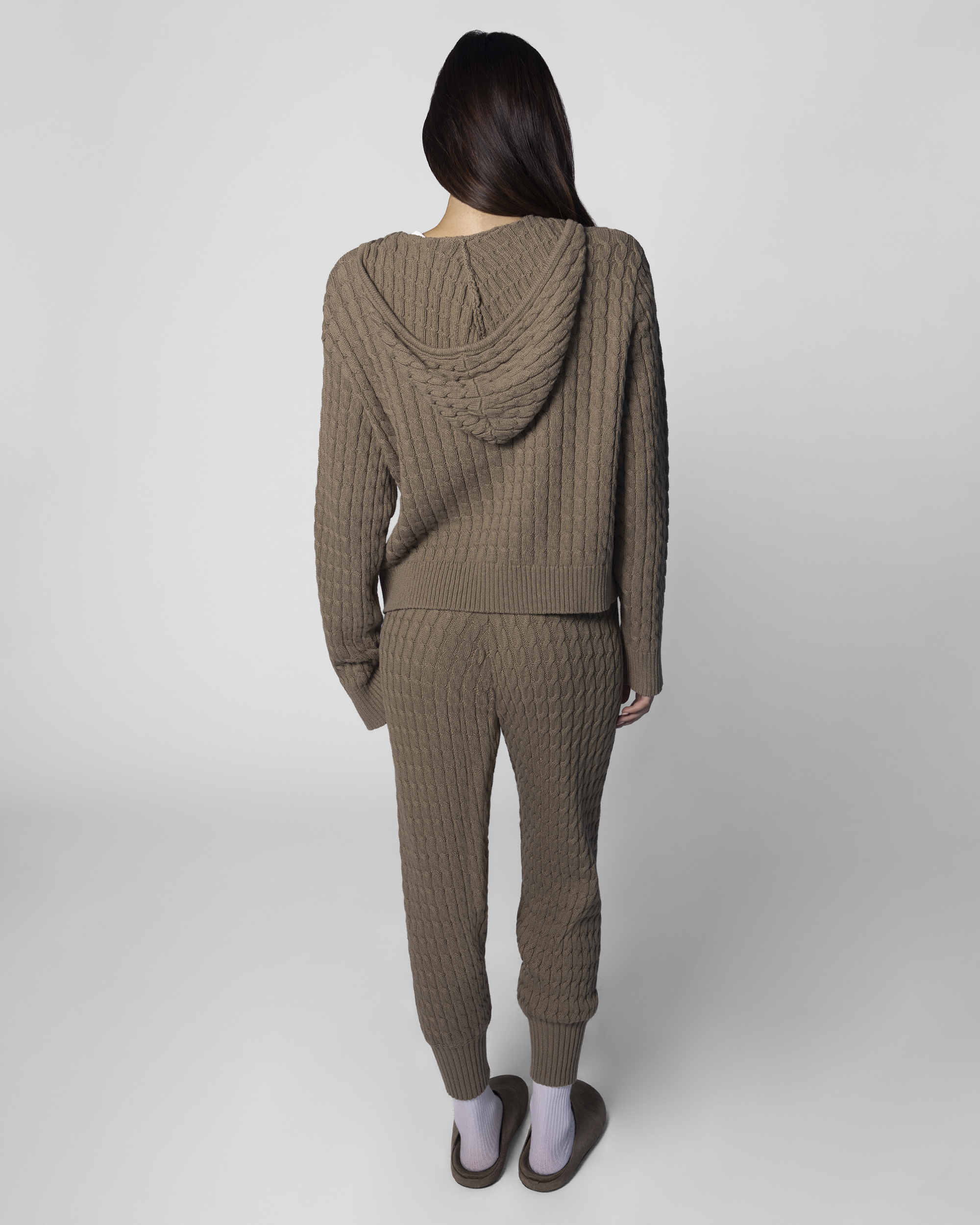 Cable Zip Front Hoodie – WeWoreWhat
