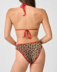 Light Brown/Scarlet